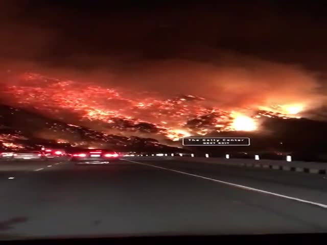 Природные пожары в Калифорнии