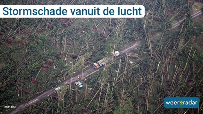 Последствия урагана в Германии (6 фото)
