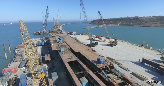 Фотоотчет со строительства Крымского моста