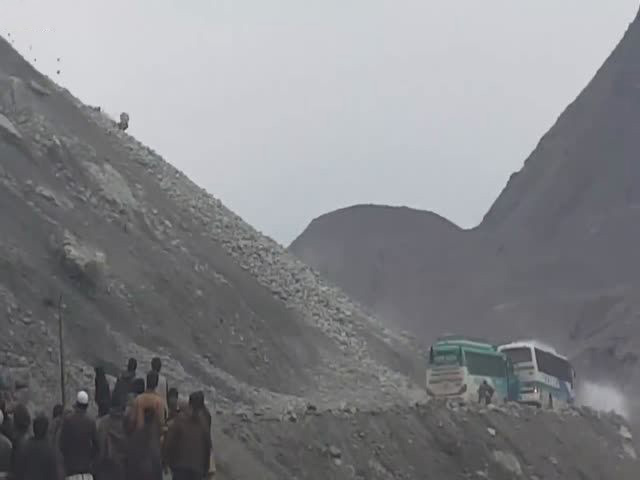 Камнепад в Пакистане