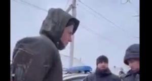 Кадры задержания Артема Рябчука, расстрелявшего 10 сослуживцев (2 видео)