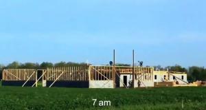 Как амиши строят дома