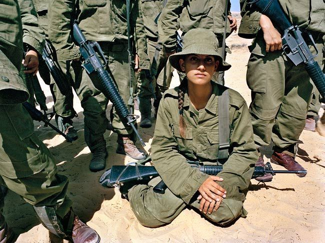 Женщины-солдаты из Израиля (28 Фото)