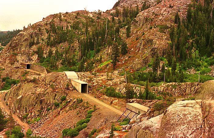 Туннель 19 века  на Тихоокеанской железной дороге (34 Фото)