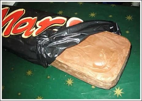 Громаднейшая шоколоадка "Mars", сделанная в домашних условиях (11 Фото)