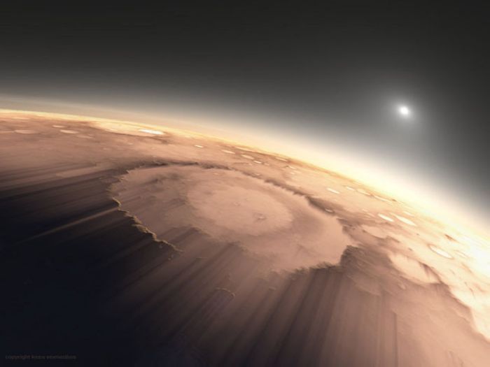 Восход солнца на Марсе (14 Фото)