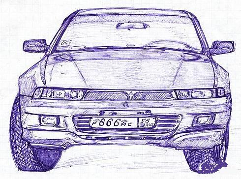 Классные рисунки автомобилей (14 Фото)