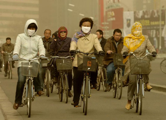 Жесть. Загрязнение в Китае (11 Фото)