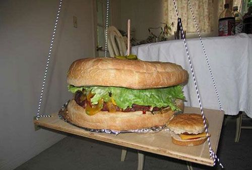 Как сделать мегабургер (17 Фото)