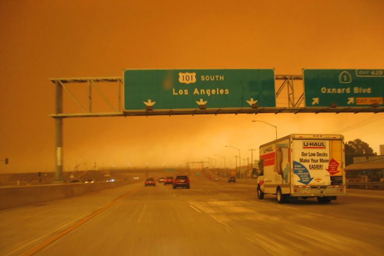 Пожары в Калифорнии (20 Фото)