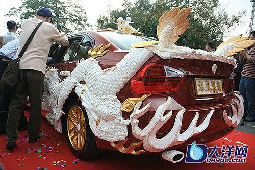 Автомобиль тюнингованый слоновой костью (13 Фото)