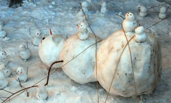 Снеговики (20 Фото)