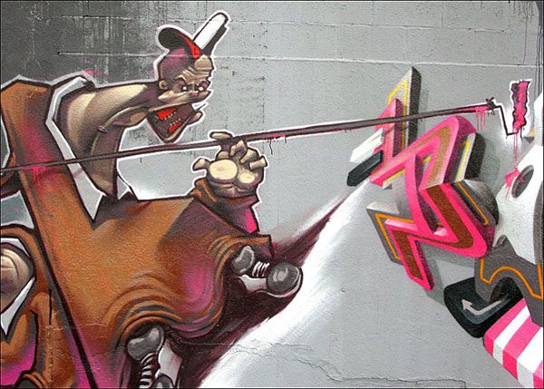 Граффити. Уличное искусство (50 Фото)