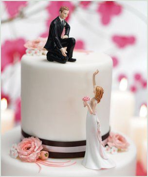 Статуэтки на свадебные торты (14 Фото)