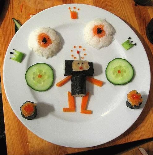Креатив из суши (30 Фото)