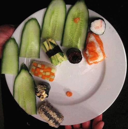 Креатив из суши (30 Фото)