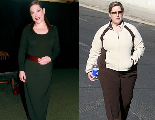 Знаменитости до похудения и после (23 Фото)