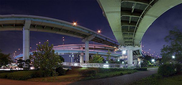 Японские дорожные развязки (38 Фото)