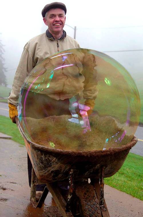 Креатив с мыльными пузырями. Прикольно (15 Фото)