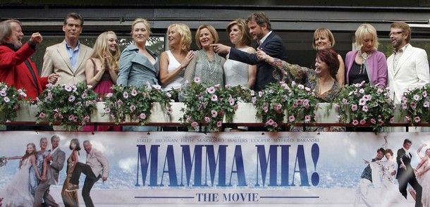 Стокгольмская премьера фильма "Mamma mia" (7 Фото)