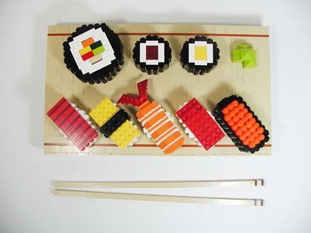 Лего-суши (14 Фото)
