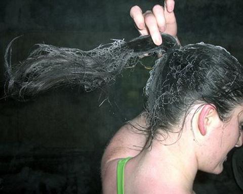 Волосы замерзли (10 Фото)