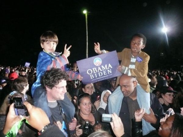 Маленькие фанаты Обамы (4 Фото)