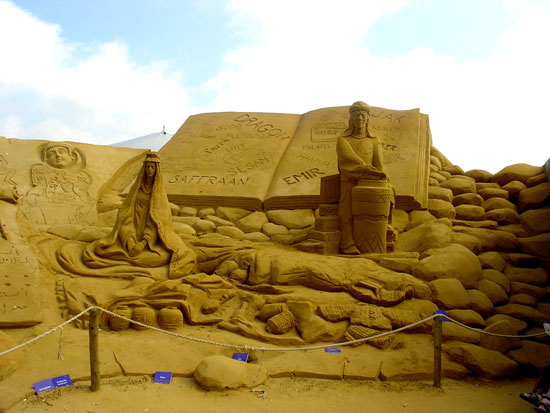 Скульптуры из песка (14 Фото)