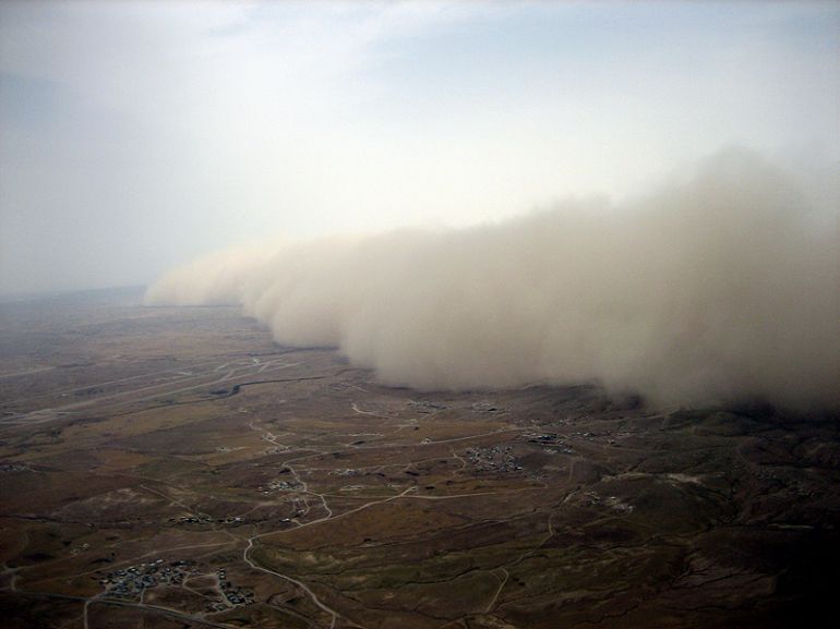 Хамсин - ветер с песком (4 Фото)
