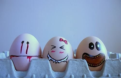 Смешные яйца (10 Фото)
