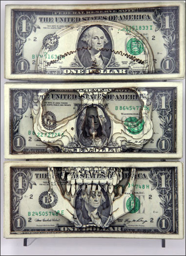 Что можно сделать из долларов (11 Фото)