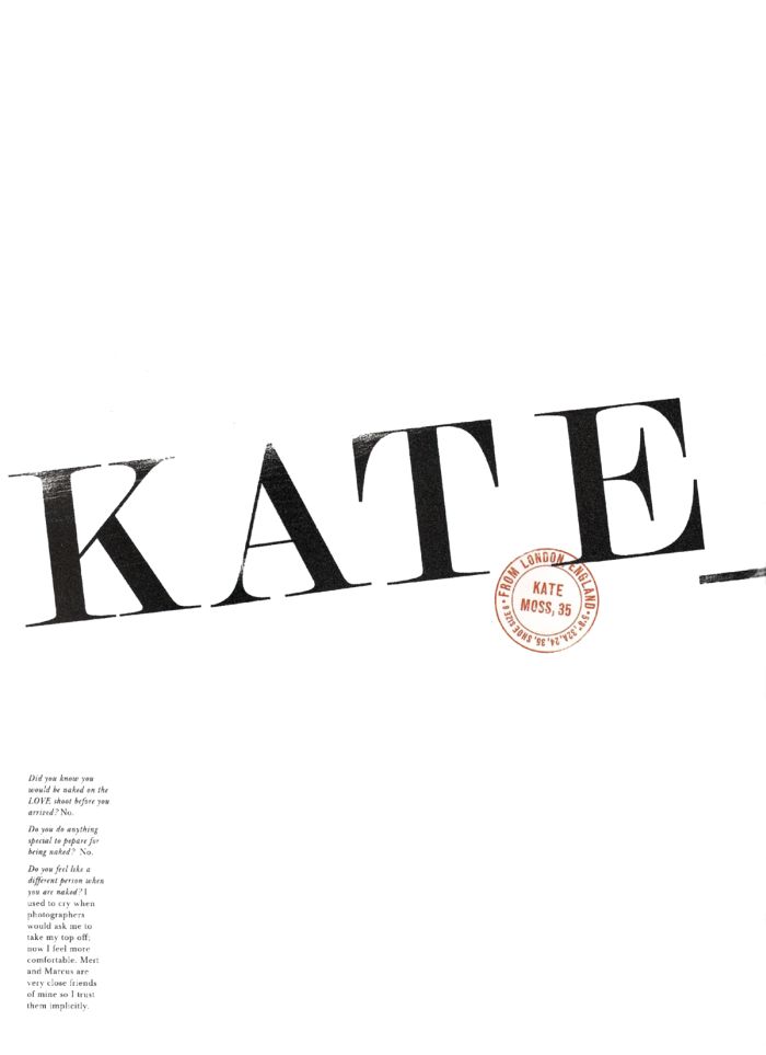 Обнаженная Кейт Мосс (Kate Moss) (8 Фото)