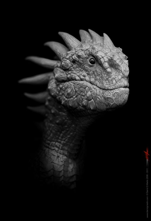 Сказочные 3D драконы  от дизайнера Damir (22 Фото)