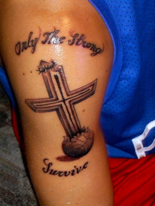 Татуировки в виде крестов (16 Фото)