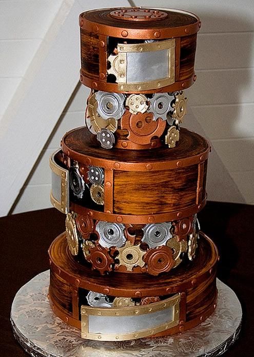 Самые странные свадебные торты (9 Фото)