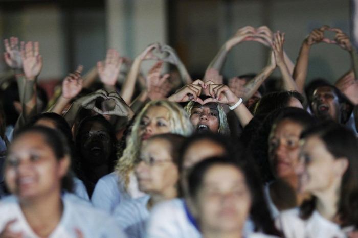 Конкурс красоты в бразильской женской тюрьме (10 Фото)