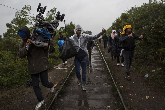 На что надеются беженцы, бегущие в Евросоюз (34 фото + видео)