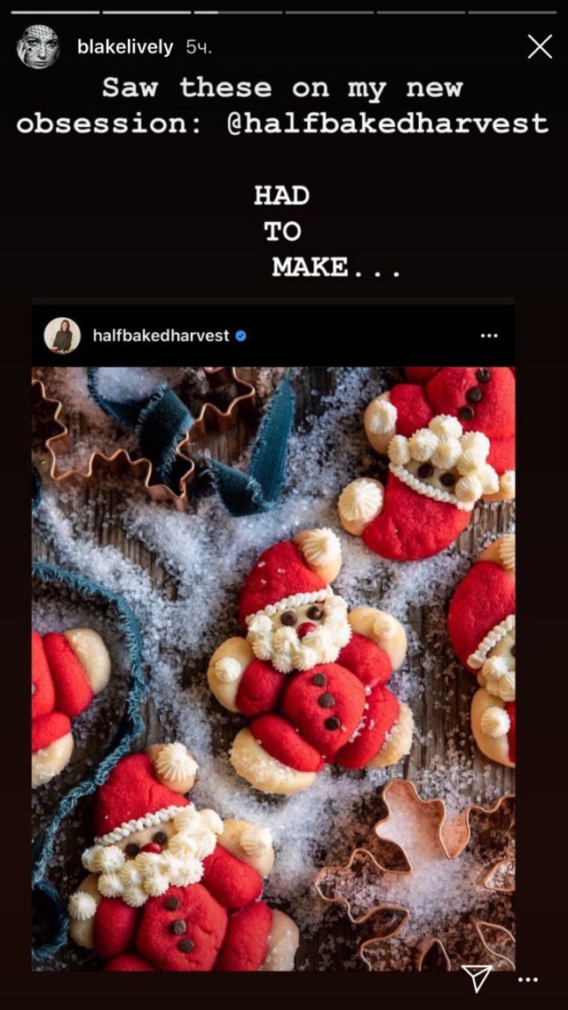 Актриса Блейк Лайвли приготовила рождественские печенья: и это выглядит ужасно